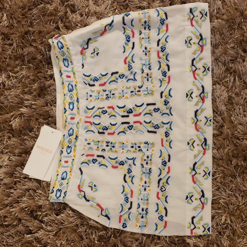 NWT Rococo Sand Beaded Skirt - Size M